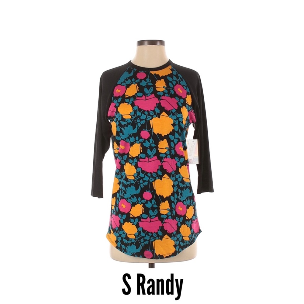 LuLaRoe Randy baseball tee